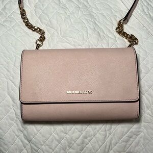 Light pink Michael Kors Crossbody purse